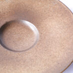 リゾット皿[29cm]マンガン結晶釉、城島瓦での焼成