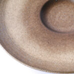 リゾット皿[29cm]マンガン結晶釉、城島瓦での焼成