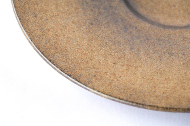 リゾット皿[29cm]マンガン結晶釉