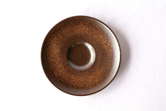 リゾット皿[29cm]マンガン結晶釉