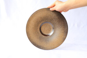 リゾット皿[29cm]マンガン結晶釉